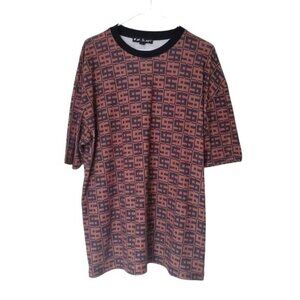 WE OWN‎ THE NIGHT Womens Shirt SZ M Short Sleeve Money Boyfriend Streetwear